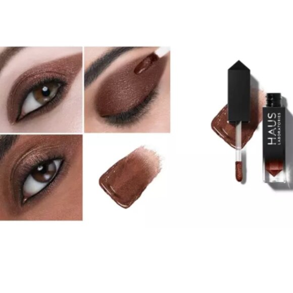 HAUS LABS by Lady Gaga GLAM ATTACK Liquid Shimmer Powder ALL DAY Eye Color RYE - Picture 1 of 7